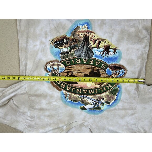 Disney World Kilimanjaro Safari Shirt Vintage 90s Tie Dye Rare | Mens Size XXL - Picture 8 of 9